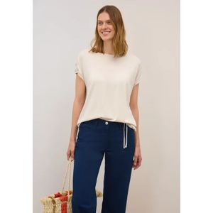 Cecil Dames Shirt met rimpels in Beige, Gr: S