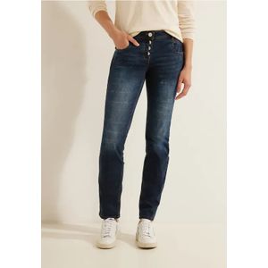 Cecil Dames Casual fit jeans in Blauw, Gr: 25