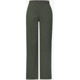 Cecil Dames Broek met wijde pijpen en structuur in Groen, Gr: XXL