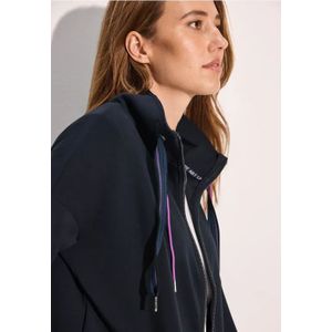 Cecil Dames Jas met sjaalkraag in Blauw, Gr: S