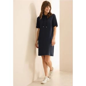 Cecil - Gestructureerde Jurk - Blauw - Dames