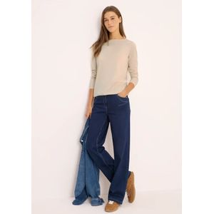 Cecil Dames Shirt in effen kleur in Beige, Gr: L