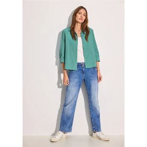 Cecil Dames Korte corduroy blouse in Groen, Gr: XL