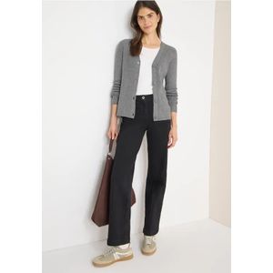 Cecil Dames Geribd vest in Grijs, Gr: 3XL