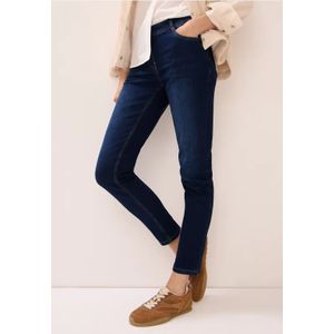 Cecil Dames Slim Fit jeans in Blauw, Gr: 25