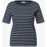 Cecil Dames Gestreept shirt in Blauw, Gr: L