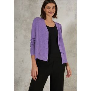 Cecil - Dames Vest - Paars - Structuurmix