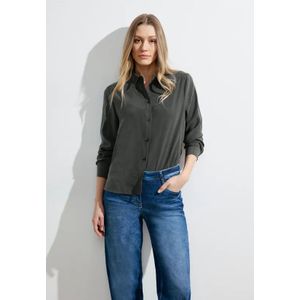 Cecil Dames Korte shirtblouse in Groen, Gr: XXL