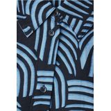 Cecil - Gedessineerde Blouse - Blauw - Dames