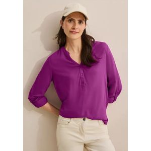 Cecil Dames Blouse in effen kleur in Pink, Gr: XXL