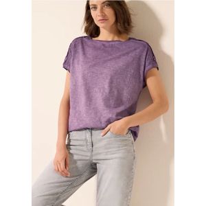 Cecil Dames Shirt met knoopdetail in Pink, Gr: L