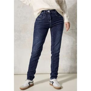 Cecil Dames Slanke jeans in Blauw, Gr: 25