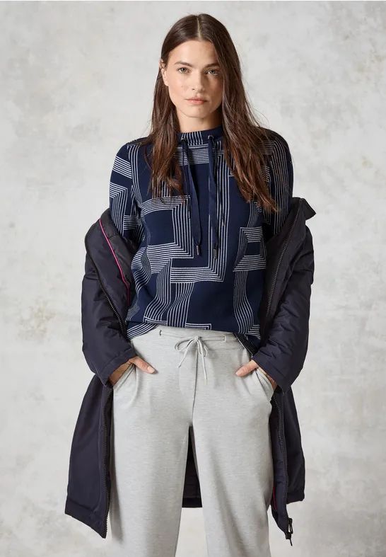 Cecil - Ottomaanse Trui - Deep Petrol - Dames - XXL