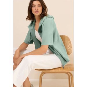 Cecil Dames Sweaterjack met korte mouwen in Groen, Gr: XL