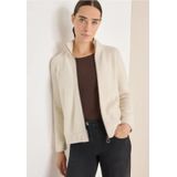 Cecil - Vest - Light Greige - Met Zakken - Ritssluiting