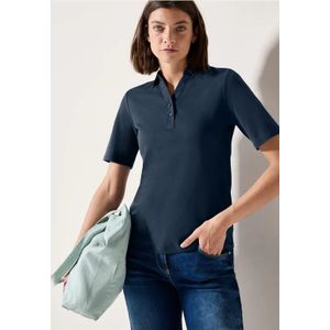 Cecil Dames Poloshirt in Blauw, Gr: XL