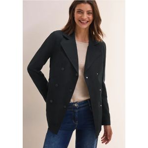 Cecil Dames Korte trenchcoat in Zwart, Gr: L