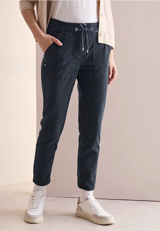 CECIL - Tracey - Pantalon - Gewassen Look - Katoenmix met Stretch
