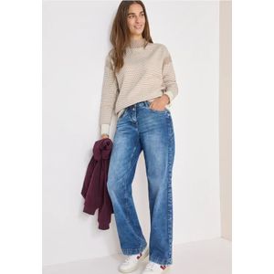 Cecil Dames Trui met structuur in Beige, Gr: L