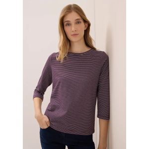 Cecil Dames Gestreept shirt in Rood, Gr: L