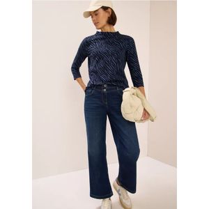 Cecil - Shirt - Urban dark blue - 3/4 Mouwen