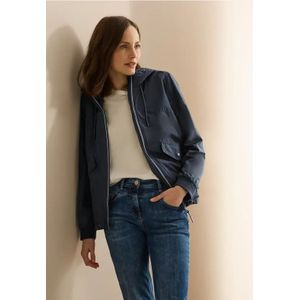 Cecil Dames Windjack met zakken in Blauw, Gr: XXL