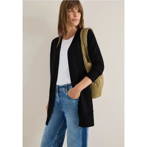 Cecil Dames Open Cosy vest in Zwart, Gr: L