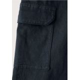 Cecil - Cargobroek - Blauw - Gewassen Look