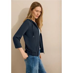 Cecil Dames Jas met capuchon in Blauw, Gr: XXL