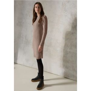 Cecil Dames Gestructureerde jurk in Beige, Gr: 3XL