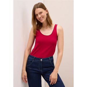 Cecil Dames Lange basic top in Rood, Gr: L