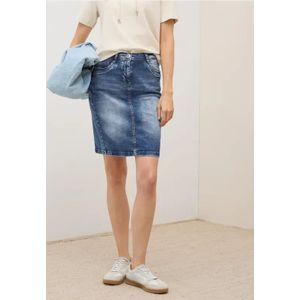 Cecil Dames Denim rok in Blauw, Gr: 25