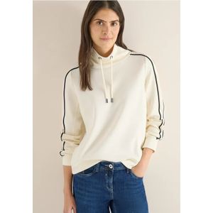 Cecil Dames Sportief sweatshirt in Wit, Gr: L