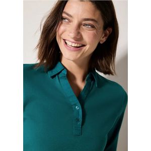 Cecil Dames Poloshirt in Groen, Gr: XL
