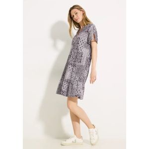 Cecil Dames Jurk met patchworkprint in Rood, Gr: L