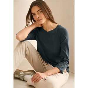 Cecil Dames Shirt in tuniek-look in Groen, Gr: XS