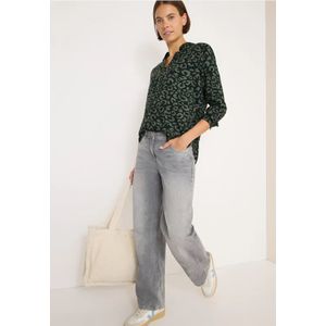 Cecil Dames Gedessineerde blouse in Groen, Gr: M
