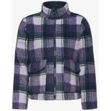 Cecil - Geruit Jasje - Groen - Damesjas - Opstaande Kraag - Ritssluiting