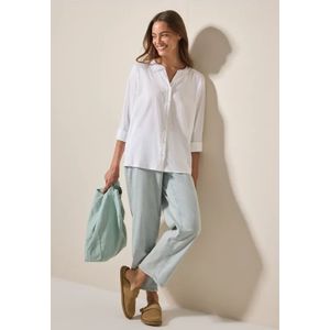 Cecil - Materiaalmix Blouse - Wit - Dames