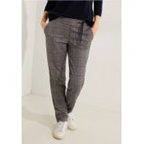 Cecil - Broek Style Tracey - Sportief - Taupe - Casual Fit - Slimbroekpijpen