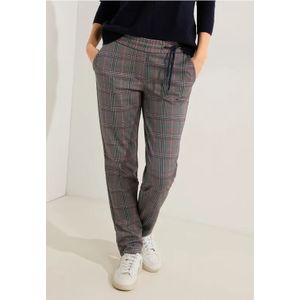 Cecil - Broek Style Tracey - Sportief - Taupe - Casual Fit - Slimbroekpijpen