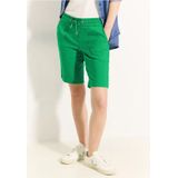 Cecil Dames Zomerse short met stretch in Groen, Gr: L