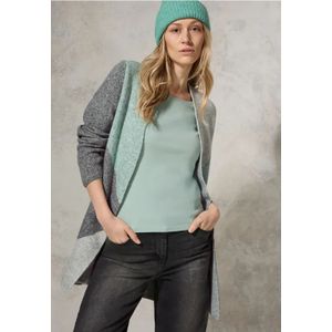 Cecil Dames Colorblock Vest in Groen, Gr: XL