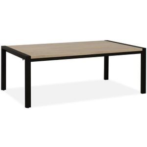 Eettafel Leeds - Lamulux - Uitschuifbaar - Rechthoek - Maxfurn Marble nero 190 cm Zwart