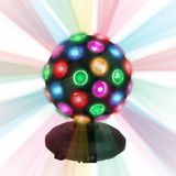 Party Time Disco bal LED 12,5 cm