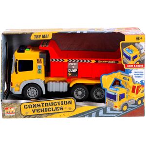 Constructie truck met licht en geluid