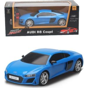 Radiografisch bestuurbare auto audi 1:24 r8 coupé  blauw