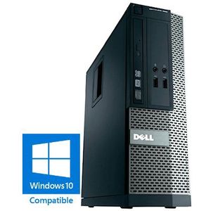 DELL OptiPlex 390 SF Intel® Core™ i5 i5-2400 4 GB DDR3-SDRAM 500 GB Windows 7 Professional SFF PC Zwart