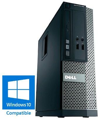 DELL OptiPlex 390 SF Intel® Core™ i5 i5-2400 4 GB DDR3-SDRAM 500 GB Windows 7 Professional SFF PC Zwart