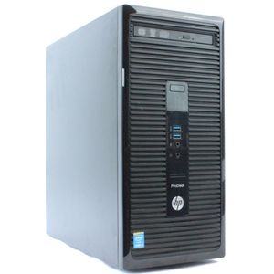 HP ProDesk 400 G2 MT Intel® Core™ i3 i3-4160 4 GB DDR3-SDRAM 1 TB HDD Windows 7 Professional Micro Tower PC Zwart